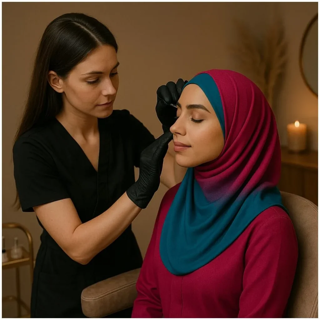 Lash lamination For Woomen in Hijab in Dubai