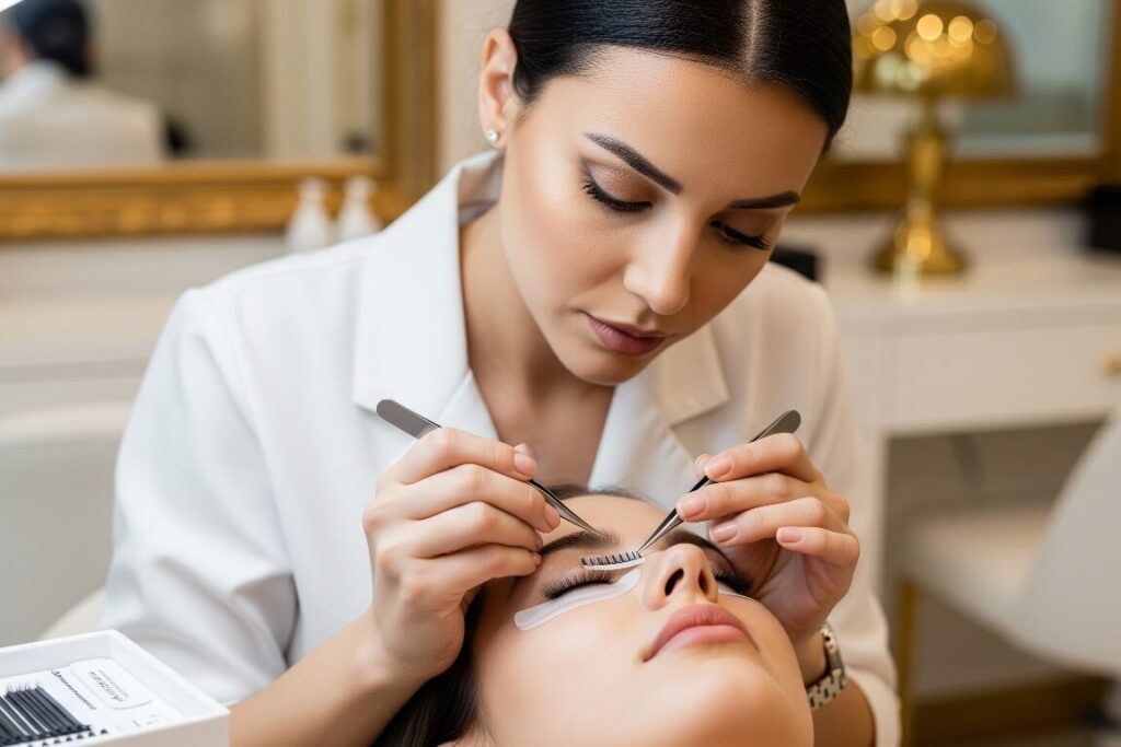 eyelash extensions dubai