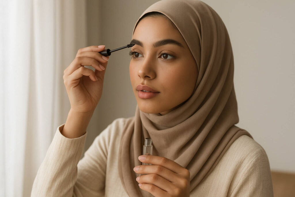 العناية الفاخرة بالحواجب والرموش في دبي